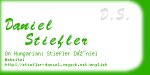 daniel stiefler business card